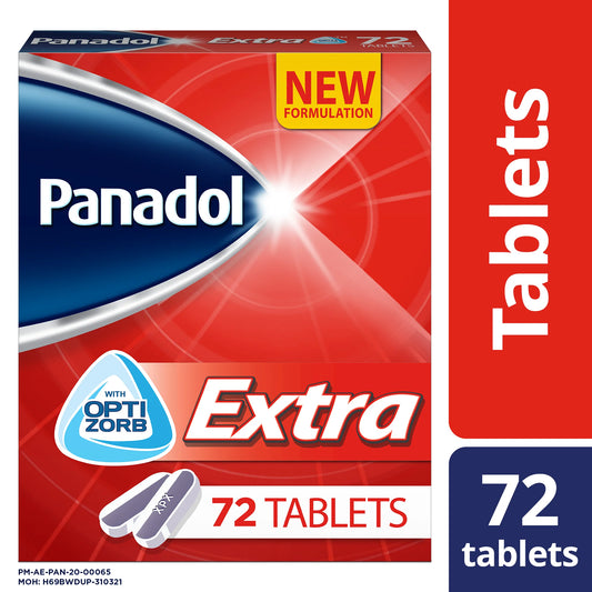 Panadol Extra 500mg 72 tablets